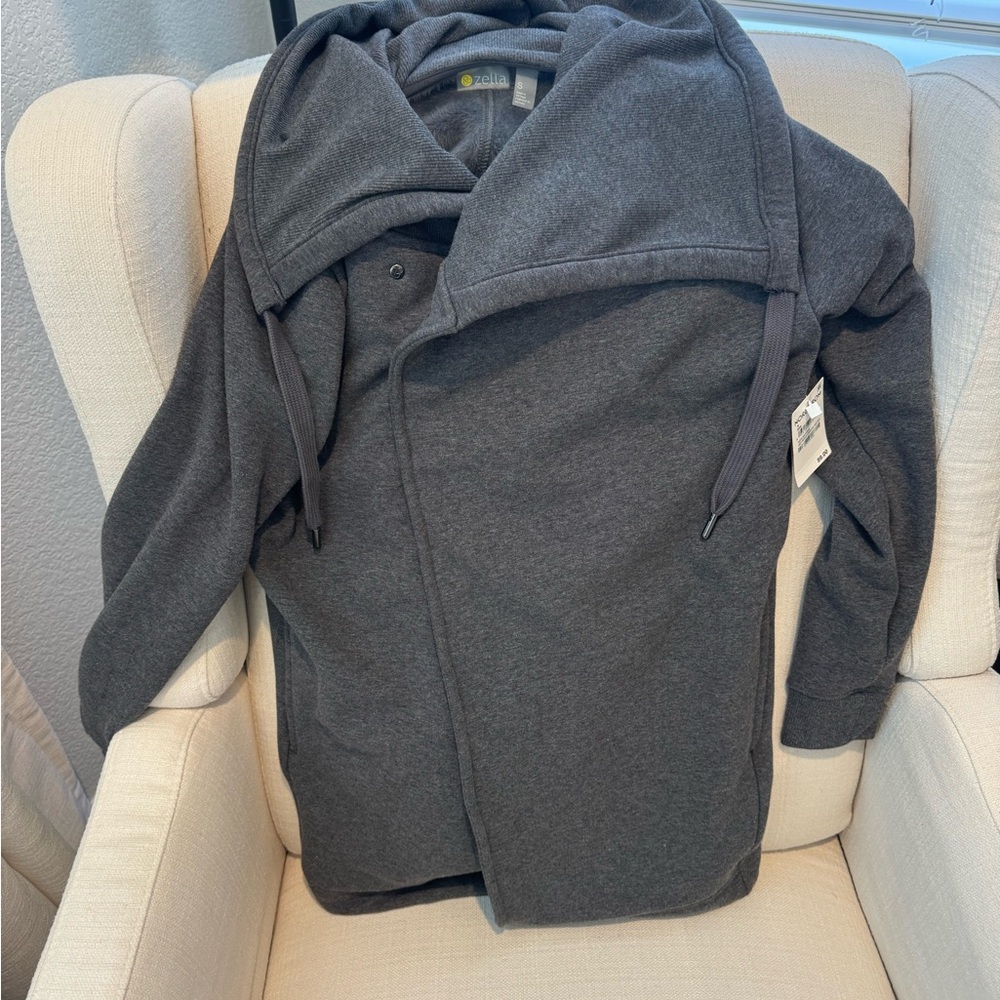 Zella Coat in Charcoal Gray